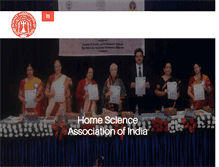 Tablet Screenshot of homescienceassociationofindia.com